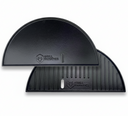 Cookinglife Grill Plancha Media Luna de Hierro Fundido - Doble cara - Compatible con Kamados de 46 cm