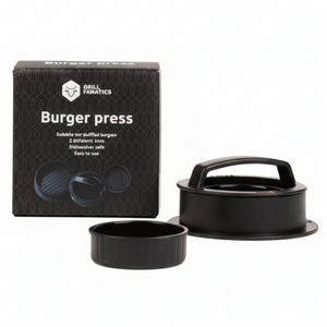 Cookinglife Grill Prensa para Hamburguesas / Prensa para Hamburguesas - 2 tamaños - ø 10.5 cm y 6.5 cm