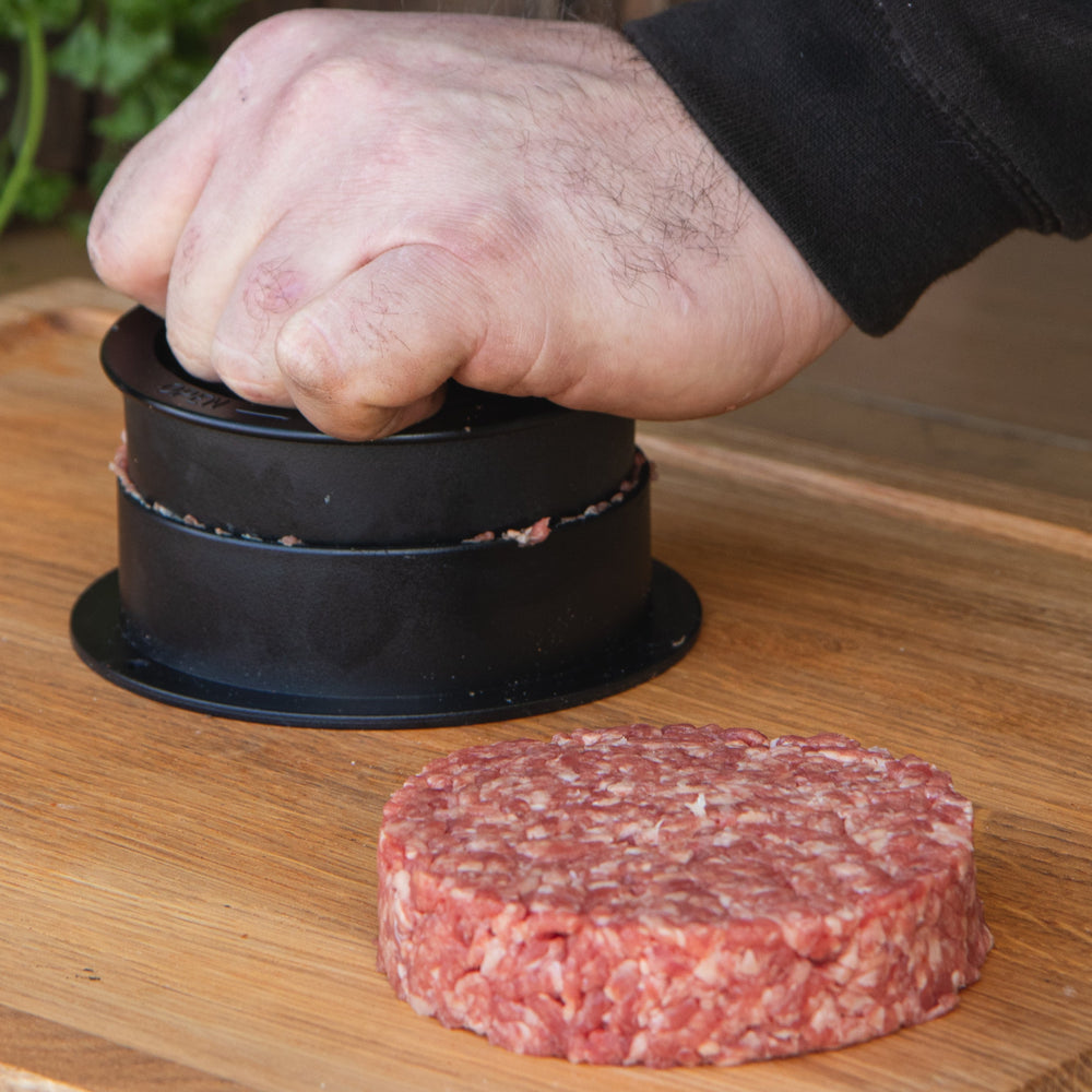 Cookinglife Grill Prensa para Hamburguesas / Prensa para Hamburguesas - 2 tamaños - ø 10.5 cm y 6.5 cm