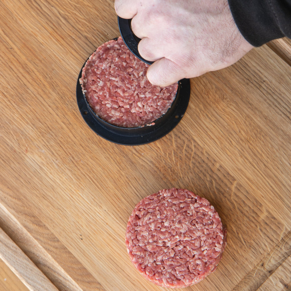 Cookinglife Grill Prensa para Hamburguesas / Prensa para Hamburguesas - 2 tamaños - ø 10.5 cm y 6.5 cm