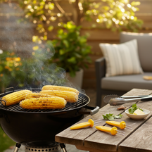Cookinglife Grill Soportes para Mazorcas / Pinchos para Maíz - Acero Inoxidable - 8 unidades