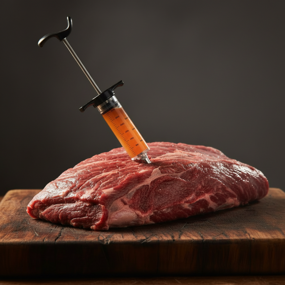 Cookinglife Grill Jeringa para marinar BBQ / Jeringa para inyección de carne 30 ml