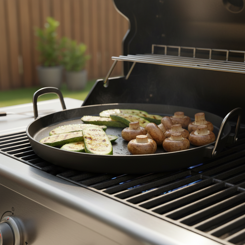 Cookinglife Grill Plancha de Hierro Fundido ø 36 cm
