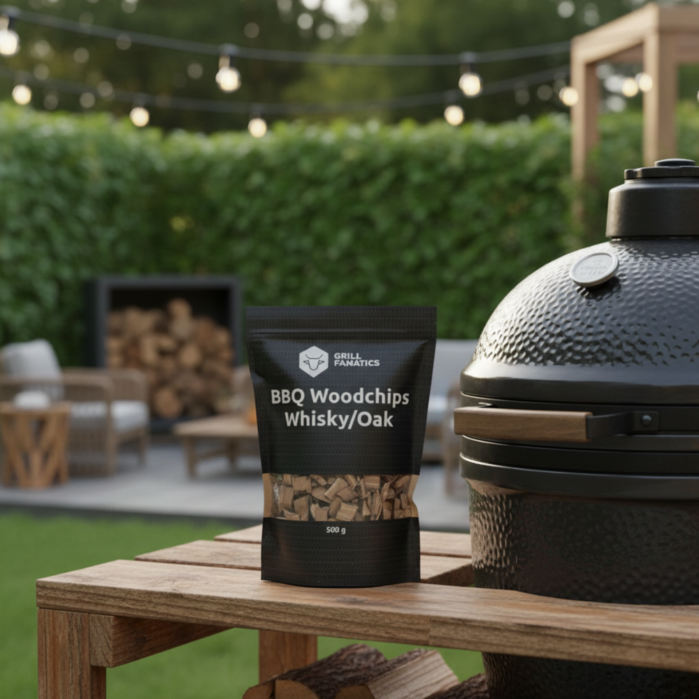 Cookinglife Grill Virutas de Madera para Ahumar / Chips - Whisky / Roble - 500 gramos