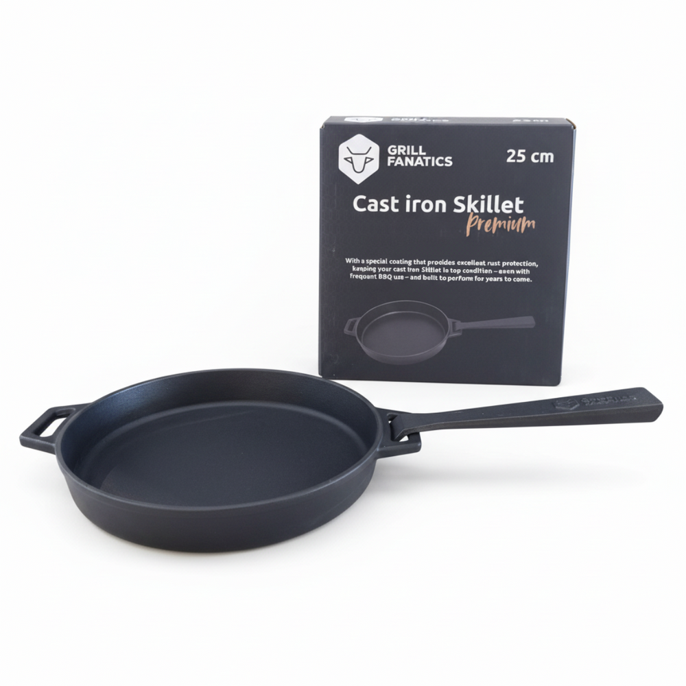Cookinglife Grill Sartén / Skillet de Hierro Fundido ø 25 cm - Mango Desmontable