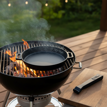 Cookinglife Grill Sartén / Skillet de Hierro Fundido ø 25 cm - Mango Desmontable
