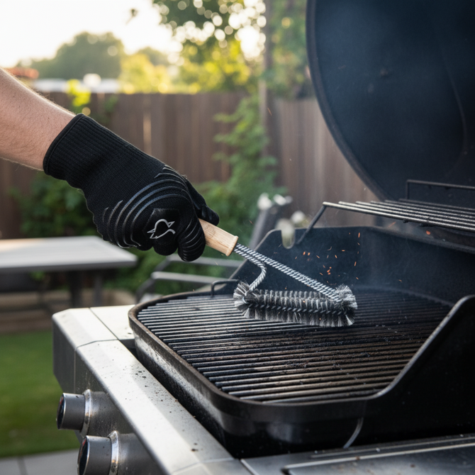 Limpieza y mantenimiento de la barbacoa