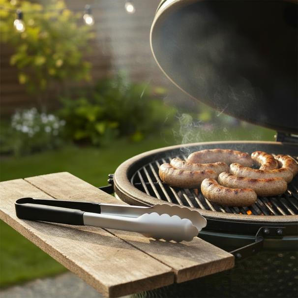 Cookinglife Grill Pinzas para BBQ Acero inoxidable 24 cm