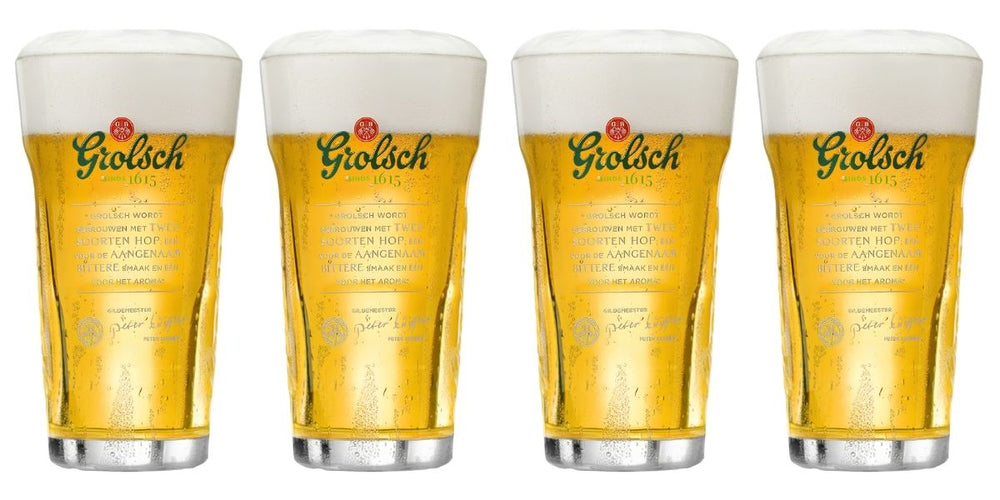 Grolsch vasos de cerveza Craft - 250 ml - 4 piezas