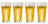 Grolsch vasos de cerveza Craft - 250 ml - 4 piezas