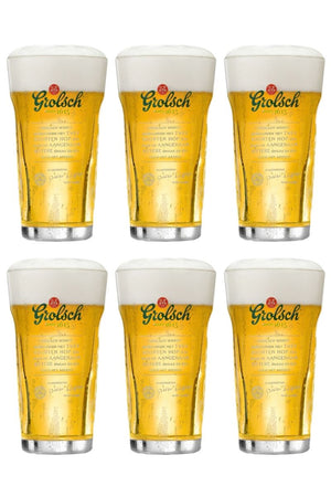 Grolsch vasos de cerveza Craft - 250 ml - 6 piezas