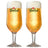 Grolsch vasos de cerveza con pie Classic - 250 ml - 2 piezas