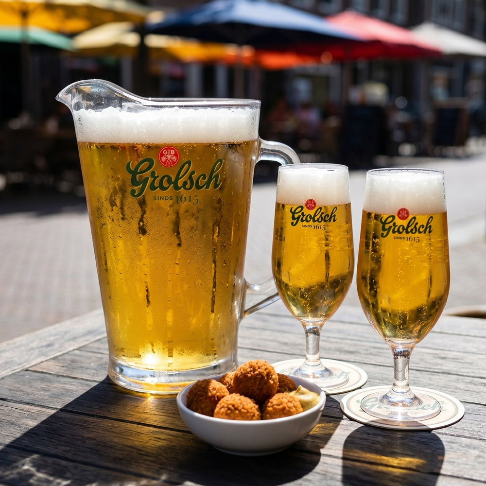 Grolsch pitcher / cerveza - vidrio - 1.8 liter