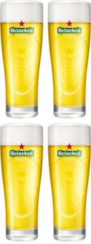 Heineken Vasos de cerveza Ellipse 250 ml - 4 unidades