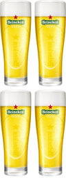 Heineken Vasos de cerveza Ellipse 250 ml - 4 unidades