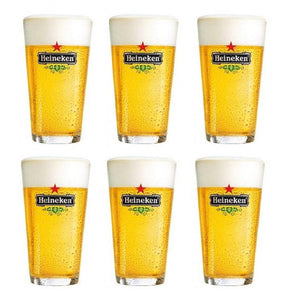 Vasos de cerveza Heineken Vaasje - 250 ml - 6 piezas