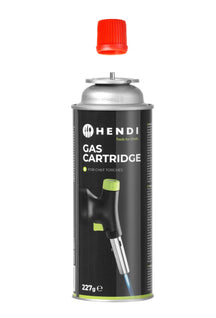 Encendedor para barbacoa Hendi / Quemador para crème brûlée / Soplete de cocina - con gas + Recargas extra de gas butano - 4 unidades