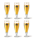 Vasos de cerveza Hertog Jan con pie - 250 ml - 6 piezas