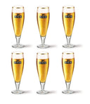 Vasos de cerveza Hertog Jan con pie - 250 ml - 6 piezas