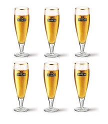 Vasos de cerveza Hertog Jan con pie - 250 ml - 6 piezas