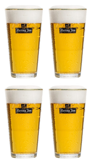 Hertog Jan Vasos de cerveza vaso 250 ml - 4 unidades