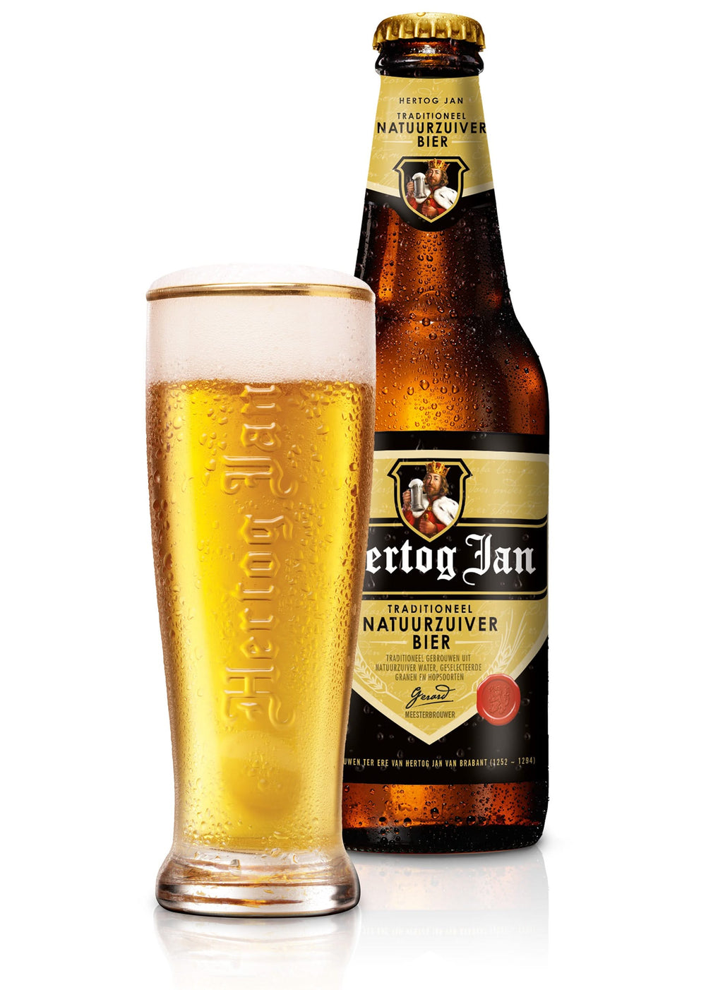 Vasos de cerveza Hertog Jan / Fluitje - 250 ml - 6 unidades