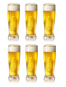 Vasos de cerveza Hertog Jan / Fluitje - 200 ml - 6 unidades