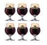 Jarras de cerveza Hertog Jan con pie - 250 ml - 6 piezas