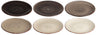 Cookinglife Platos para desayuno / postre Delice Gris ø 19 cm - 6 unidades