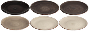 Cookinglife Platos de cena Delice Gris ø 26,5 cm - 6 unidades