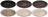 Cookinglife Platos de cena Delice Gris ø 26,5 cm - 6 unidades