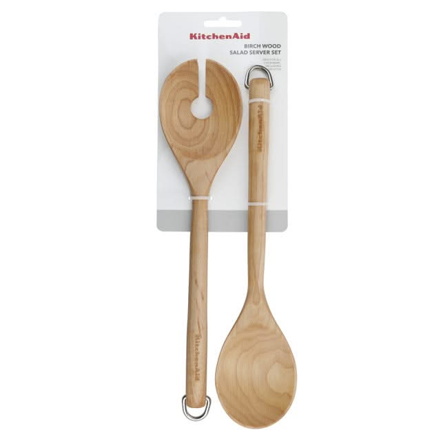 Cubiertos para ensalada Core Madera de abedul 2 piezas 33 cm