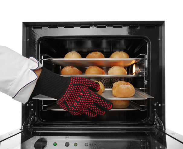 Guantes para BBQ / Guantes para Horno de Fibra de Vidrio Hendi 30 cm - 2 unidades