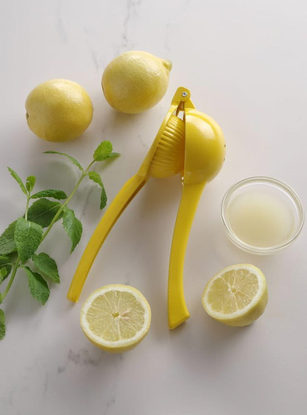 Exprimidor de limón y cítricos Cookinglife - Amarillo