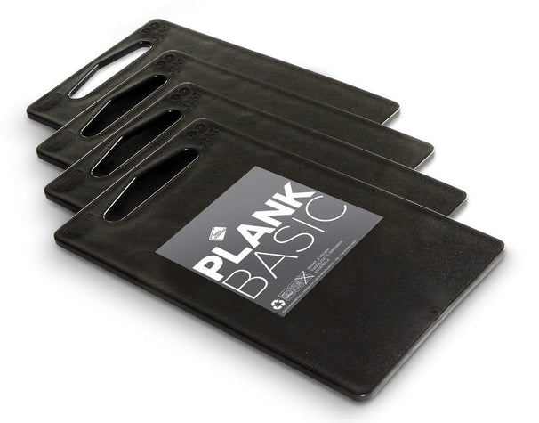 Tablas de cortar básicas Inno Cuisinno - 25 x 15 cm - Negro - 4 piezas