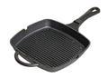 Sartén parrilla Blackwell de hierro fundido 23 x 23 cm - apto para todas las fuentes de calor - sin recubrimiento antiadherente
