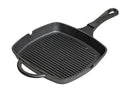 Sartén parrilla Blackwell de hierro fundido 23 x 23 cm - apto para todas las fuentes de calor - sin recubrimiento antiadherente