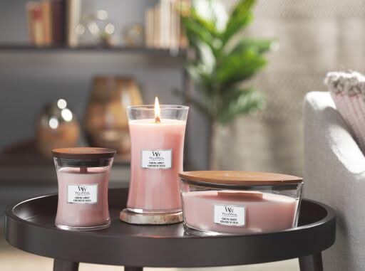 Vela aromática WoodWick Grande Coastal Sunset - 18 cm / ø 10 cm - Vela en vaso - Mecha de madera