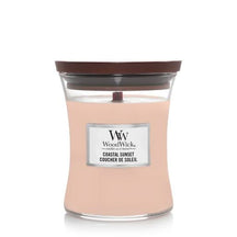 Vela aromática WoodWick Mediana Coastal Sunset - 11 cm / ø 10 cm - Vela en vaso - Mecha de madera
