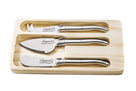 Cuchillos para queso Laguiole Style De Vie Acero inoxidable 3 piezas