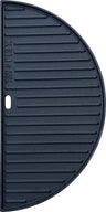 Keij Kamado Plancha Media Luna / Plancha Large - Hierro Fundido Esmaltado - Doble Cara - 46.5 cm - para Kamados de 21 pulgadas - Universal