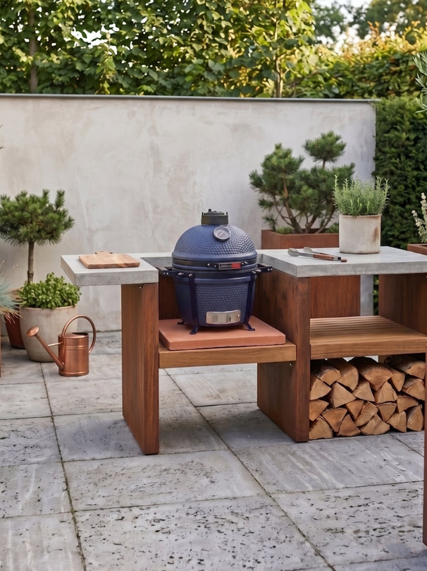 Keij Kamado BBQ Legend Compact Azul - 15 pulgadas