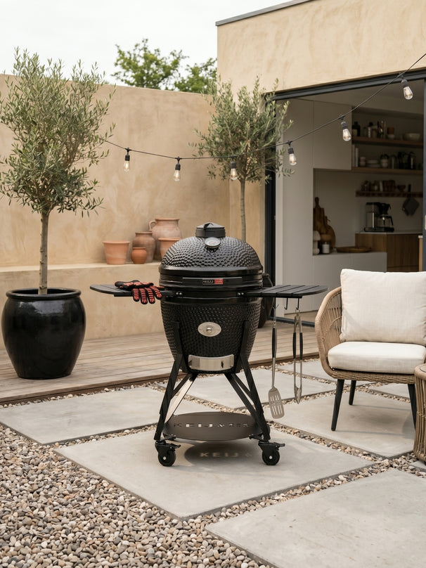 Keij Kamado BBQ Pro Large Negro - 21 pulgadas