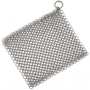 Keij Kamado Estropajo de hierro fundido - Cadena de limpieza de acero inoxidable