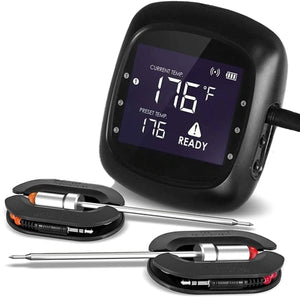 Termómetro para carne Keij Kamado BBQ Bluetooth - 2 sondas - 6 puertos