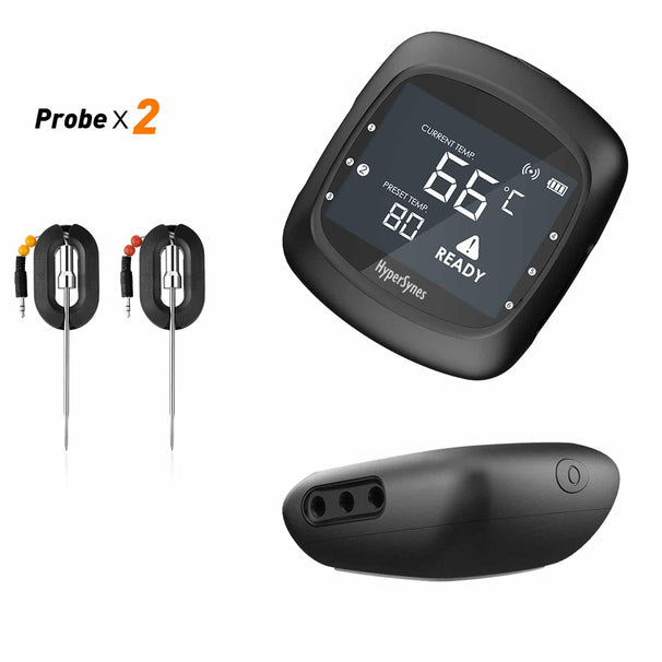 Termómetro para carne Keij Kamado BBQ Bluetooth - 2 sondas - 6 puertos