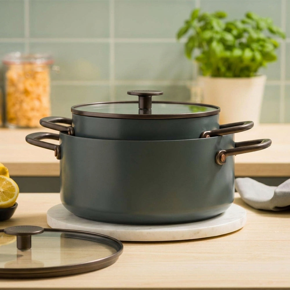 KitchenAid Kookpan Advanced Juniper Black ø 20 cm / 3.1 Liter - sfeerbeeld 3