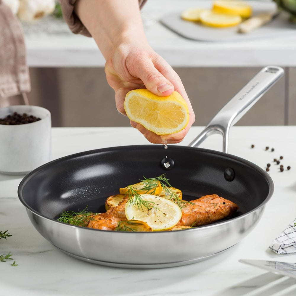 KitchenAid Koekenpan Advanced RVS ø 24 cm - sfeerbeeld 2