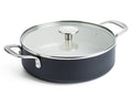 KitchenAid Hapjespan / Sauteerpan met deksel Aluminium Mat Zwart ø 24 cm / 3.1 Liter