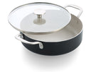 KitchenAid Salteadora con tapa Aluminio Negra Mate ø 28 cm / 4,3 litros - revestimiento antiadherente cerámico